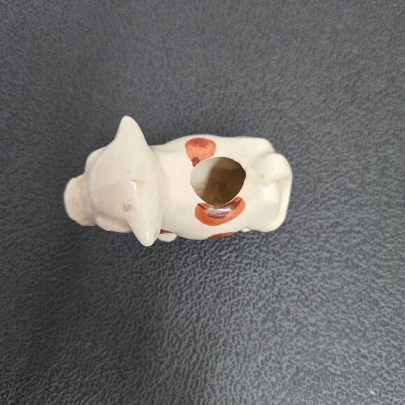 Vintage Cow Ceramic Toothpick Holder – Retro Farmhouse Kitchen Decor - Picture 4 of 7